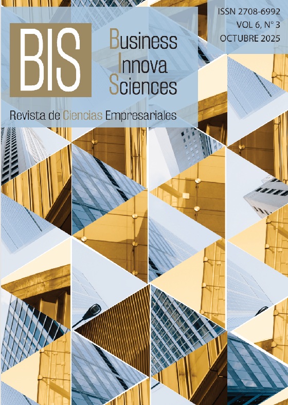 					Ver Vol. 6 Núm. 3 (2025): Business Innova Sciences: Revista de Ciencias Empresariales
				